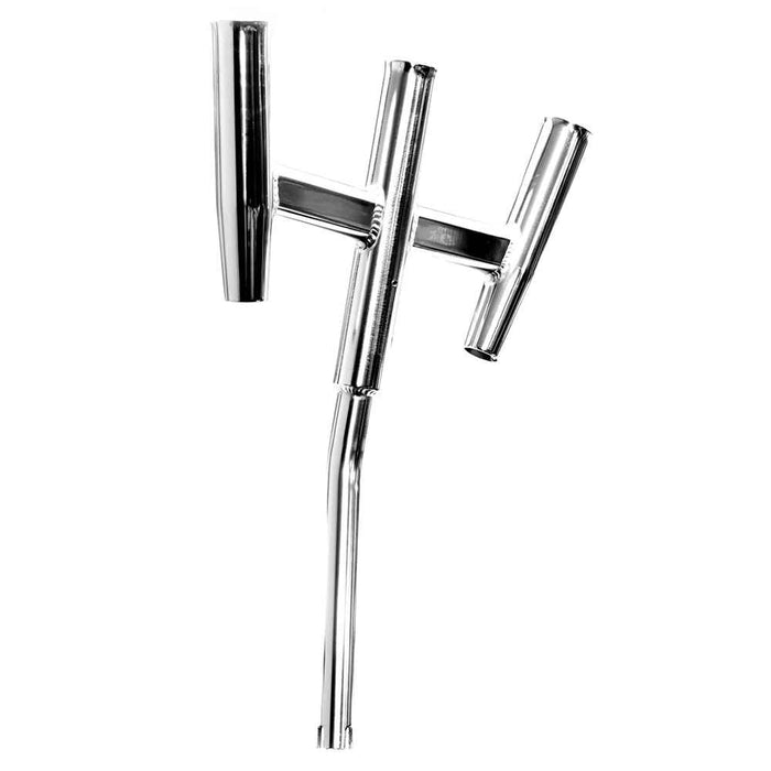 Buy Tigress 88158 Triple Aluminum Kite Rod Holder - Bent Butt - Polished -