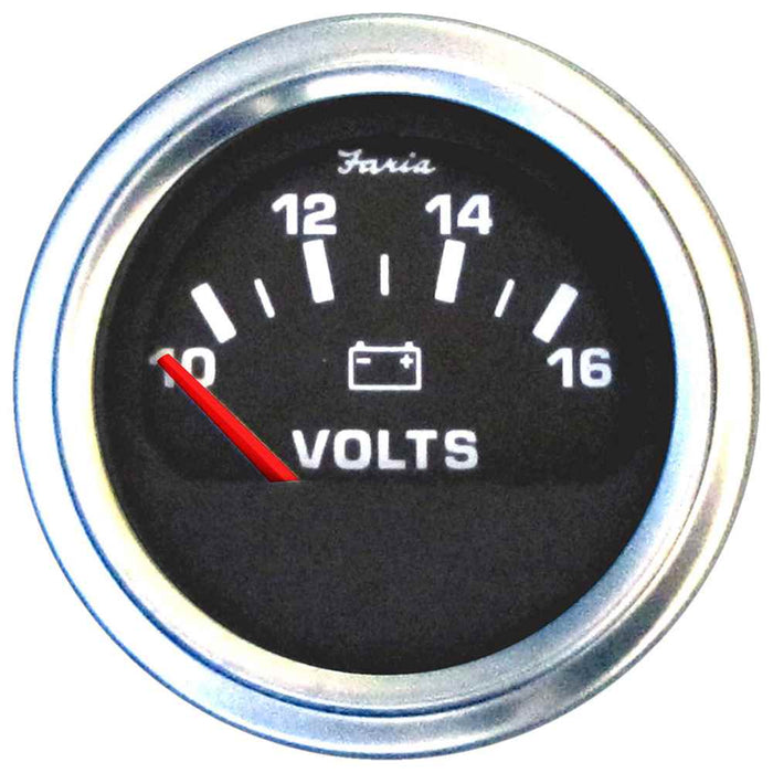 Buy Faria Beede Instruments 24007 2" Heavy-Duty Voltmeter (10-16 VDC) -