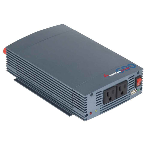 600W Pure Sine Wave Inverter - 12V w/USB Charging Port