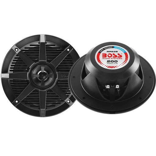 Buy Boss Audio MR62B MR62B 6.5" 2-Way 200W Marine Full Range Speaker -