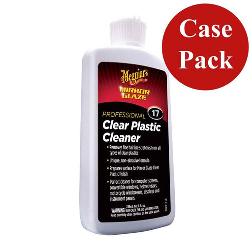 Buy Meguiar's M1708CASE M17 Mirror Glaze Clear Plastic Cleaner - Case of