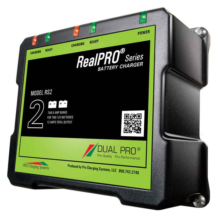 Buy Dual Pro RS2 RealPRO Series Battery Charger - 12A - 2-6A-Banks -