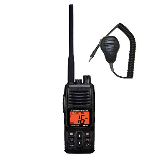 Buy Standard Horizon HX380/MH73A4B HX380 VHF w/FREE MH-73A4B Microphone -