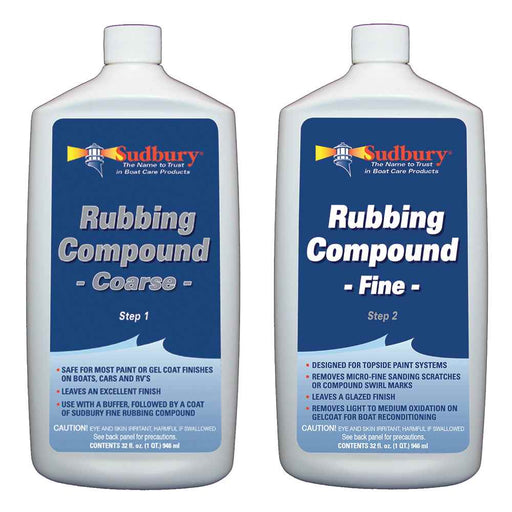 Buy Sudbury 444-442KIT Rubbing Compound Kit - Step 1 Coarse & Step 2 Fine