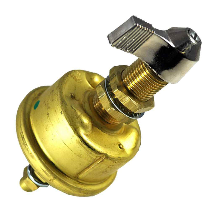 Buy Cole Hersee M-284-BP Single Pole Brass Marine Battery Switch - 175 Amp