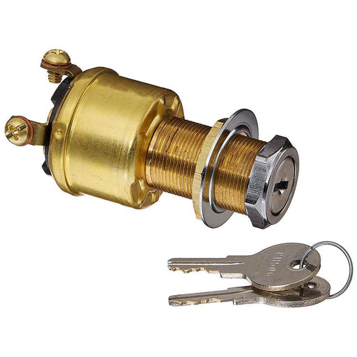 Buy Cole Hersee M-712-BP 4 Position Brass Ignition Switch - Marine
