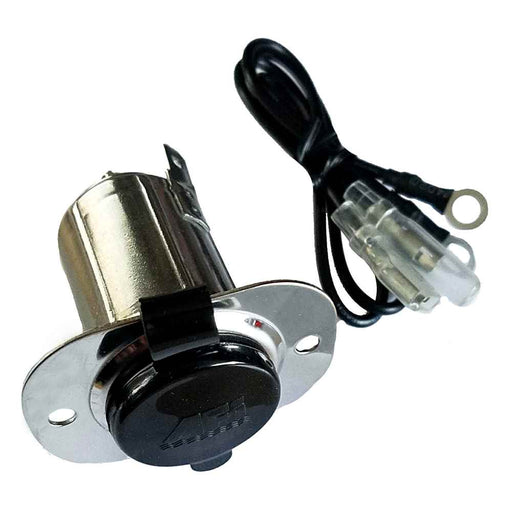 Buy Marinco 20036 Stainless Steel 12V Receptacle w/Cap - Marine Electrical
