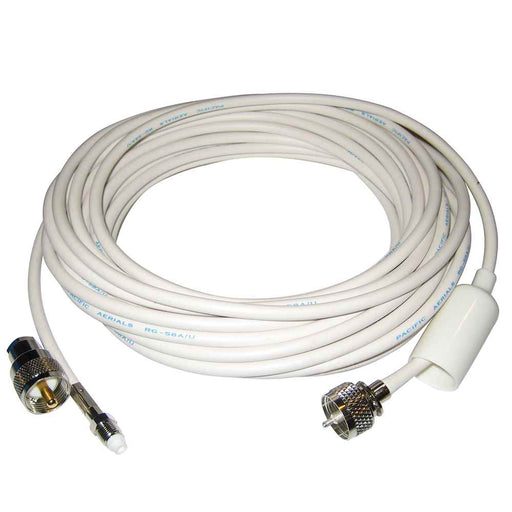 Buy Vesper 506016 VHF Cable w/PL259 - 30M (99') - Marine Navigation &