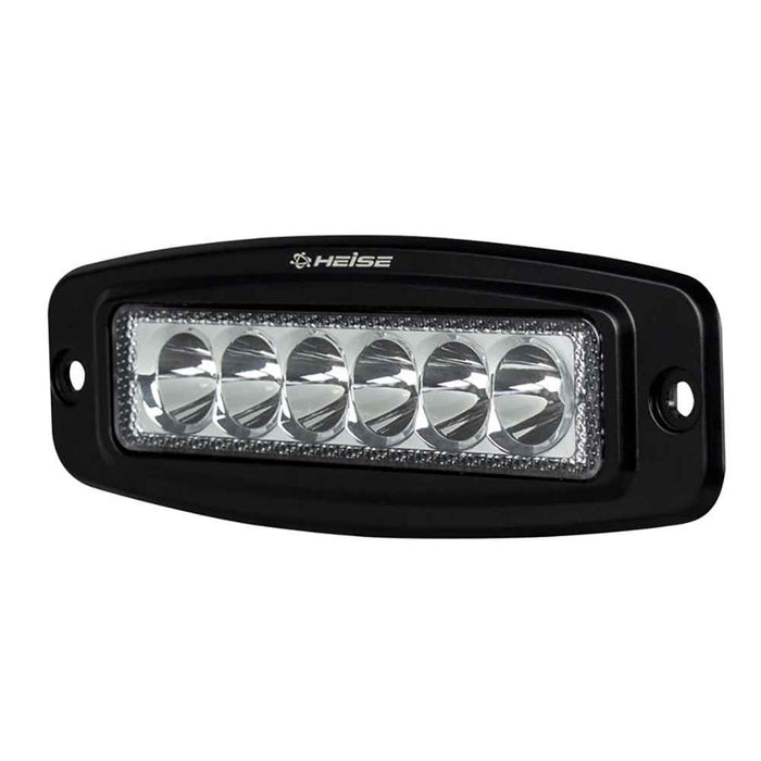 6 LED Single Row Driving Light - Flush Mount