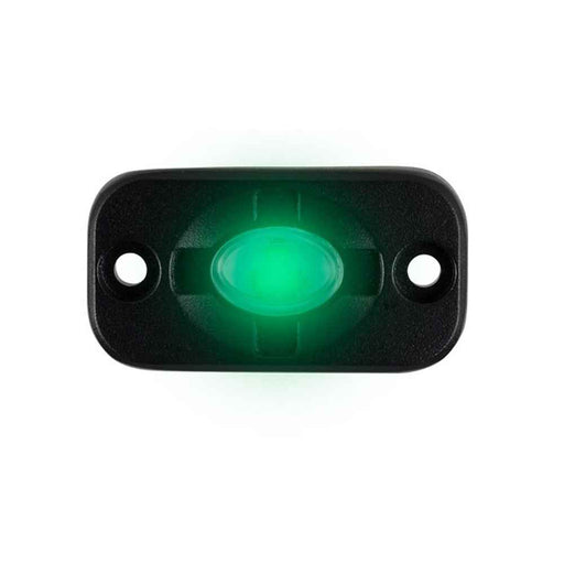 Auxiliary Accent Lighting Pod - 1.5" x 3" - Black/Green