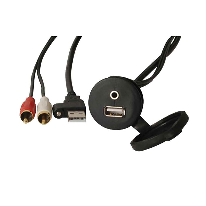 Buy Fusion 010-12381-00 MS-CBUUSB3.5 Panel Mount USB & 3.5mm Headphone