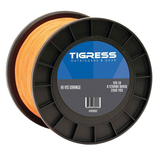 Buy Tigress 80002 High-Visibility 100lb Kite Braid - Orange - Hunting &