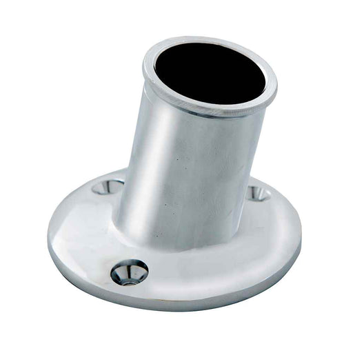 Buy Whitecap S-5002 Top-Mounted Flag Pole Socket CP/Brass - 1" ID - Boat