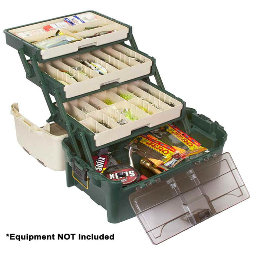 Buy Plano 723300 Hybrid Hip 3-Tray Tackle Box - Forest Green - Outdoor