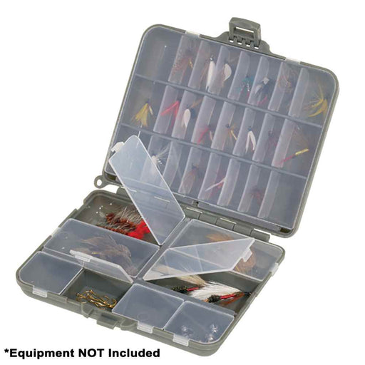 Buy Plano 107000 Compact Side-By-Side Tackle Organizer - Grey/Clear -