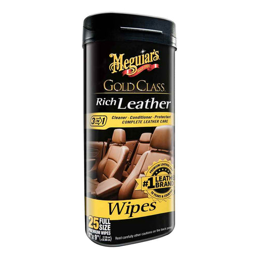 Buy Meguiar's G10900 Gold Class Rich Leather Cleaner & Conditioner Wipes -