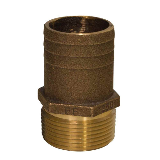Buy Groco FF-500 1/2" NPT x 3/4" Bronze Full Flow Pipe to Hose Straight