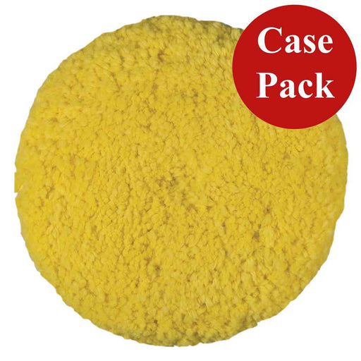 Buy Presta 890142CASE Rotary Blended Wool Buffing Pad - Yellow Medium Cut