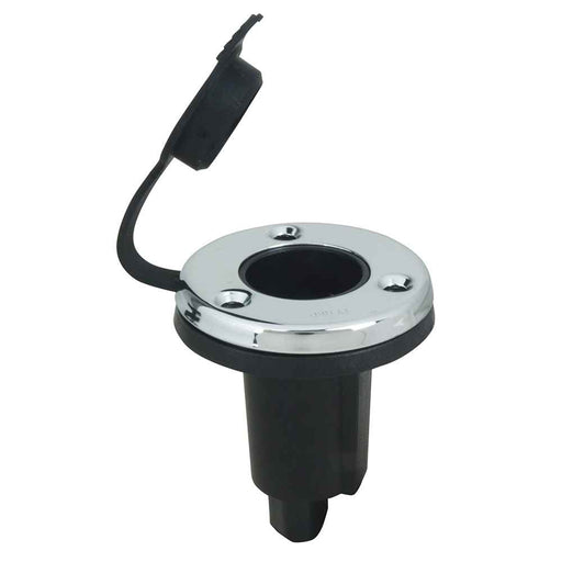 Buy Perko 1045300DP Spare Round Plug-In Base - 3-Pin - Chrome/Black -