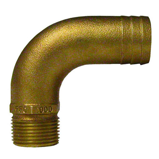 Buy Groco FFC-750 3/4" NPT x 1" ID Bronze Full Flow 90-deg Elbow Pipe to