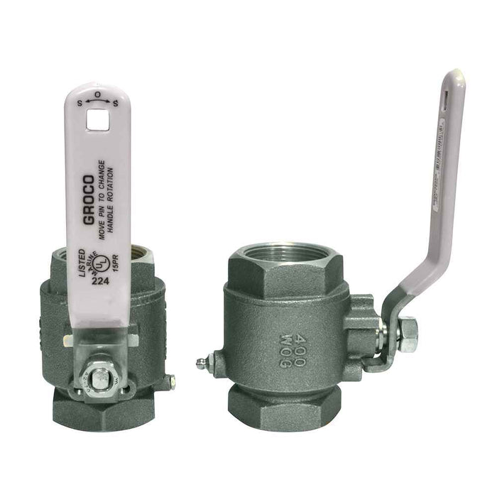 Buy Groco IBV-500-S 1/2" NPT Stainless Steel In-Line Ball Valve - Marine