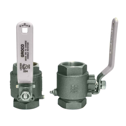 Buy Groco IBV-750-S 3/4" NPT Stainless Steel In-Line Ball Valve - Marine