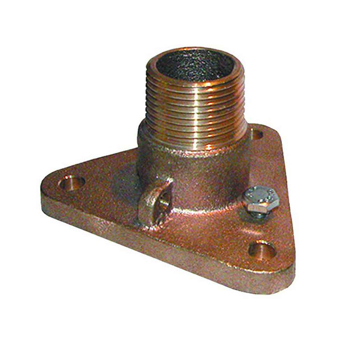 Buy Groco IBVF-1000 1" Bronze NPS to NPT Flange Adapter - Marine Plumbing