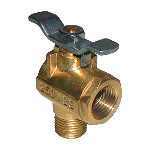 Buy Groco FV-590 1/2" NPT 90-deg Bronze Fuel Valve - Marine Plumbing &