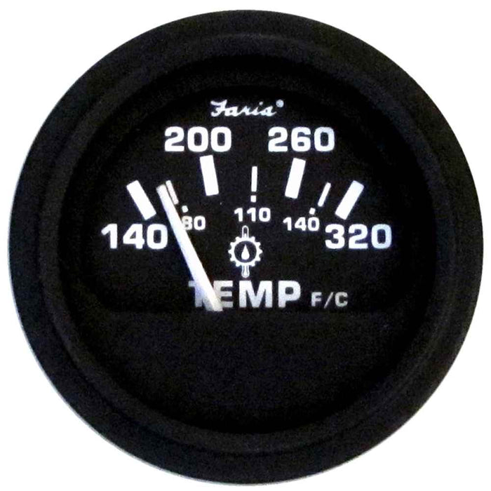 Buy Faria Beede Instruments 23002 2" Heavy-Duty Oil Temp Gauge (140-deg to