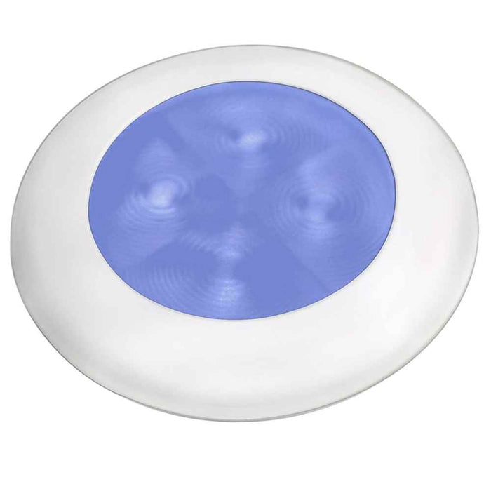 Buy Hella Marine 980503241 Blue LED Round Courtesy Lamp - White Bezel -