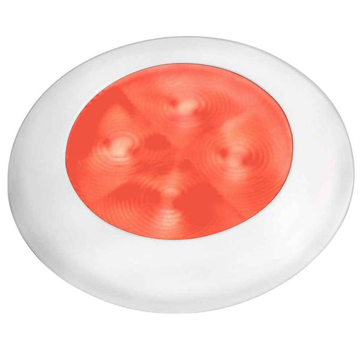 Buy Hella Marine 980508241 Red LED Round Courtesy Lamp - White Bezel - 24V