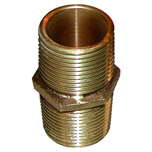 Buy Groco PN-1000 Bronze Pipe Nipple - 1" NPT - Marine Plumbing &