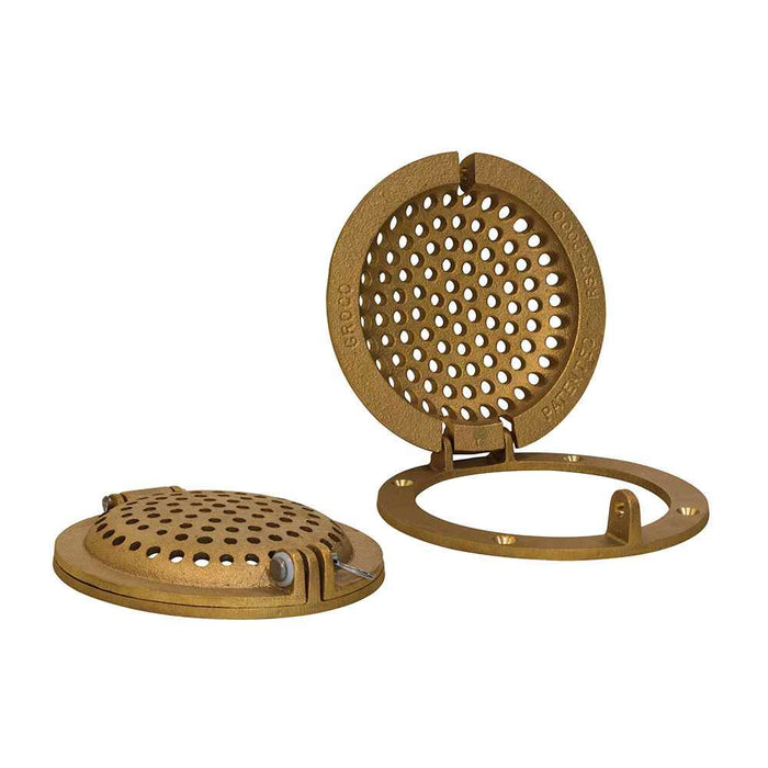 Buy Groco RSC-1000 Bronze Round Hull Strainer w/Access Door f/Up To 1"