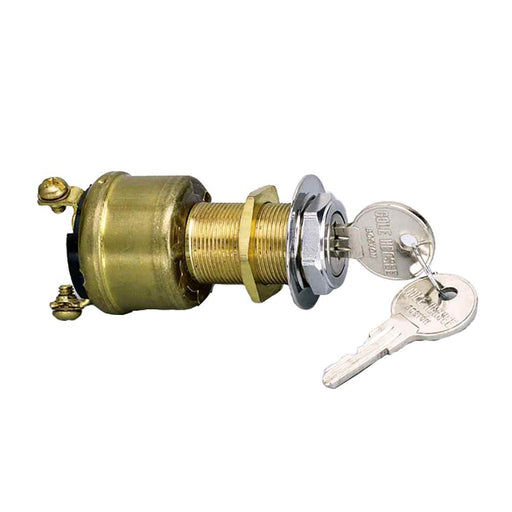 Buy Cole Hersee M-550-BP 3 Position Brass Ignition Switch - Marine