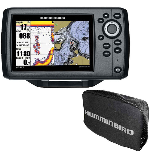 Buy Humminbird 410210-1COVER HELIX 5 Chirp GPS G2 Combo w/Free Cover -