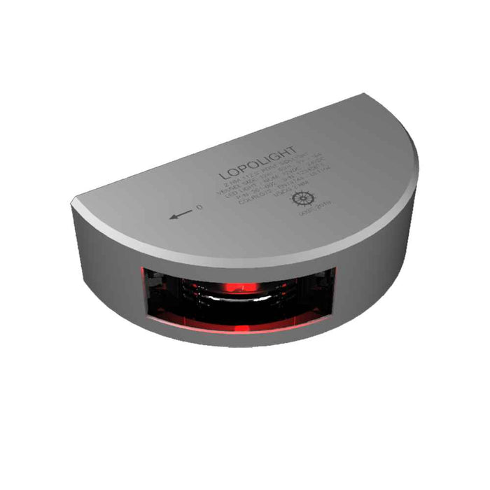 Buy Lopolight 301-002 Port SideLight - Vertical Mount - Silver Housing -