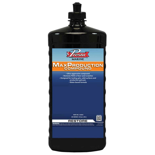 Buy Presta 165008 MaxProduction Compound - 8oz - Boat Outfitting Online|RV