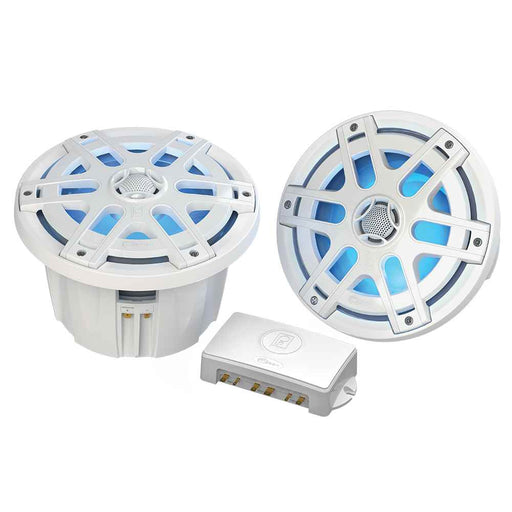 Buy Poly-Planar MA-OC8 MA-OC8 8" Round Waterproof Blue LED Lit Speaker -