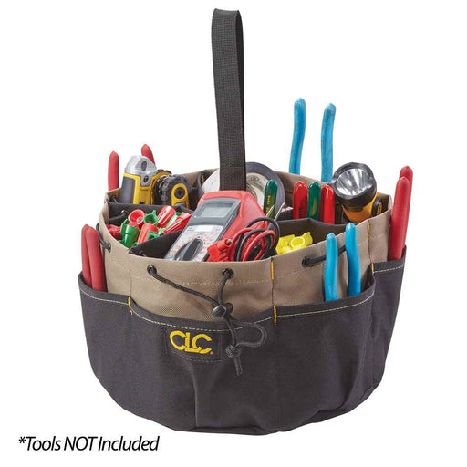Buy CLC Work Gear 1148 18 Pocket Draw String Bucket Bag - Marine