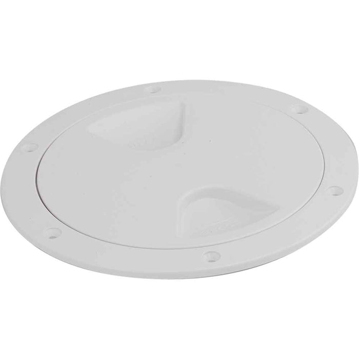 Buy Sea-Dog 335750-1 Screw-Out Deck Plate - White - 5" - Marine Hardware