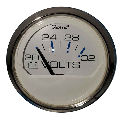 Buy Faria Beede Instruments 13860 Chesapeake White 2" Voltmeter (20-32