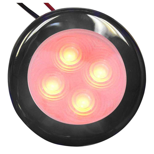 Buy Aqua Signal 16407-7 Bogota 4 LED Round Light - Red LED w/Stainless
