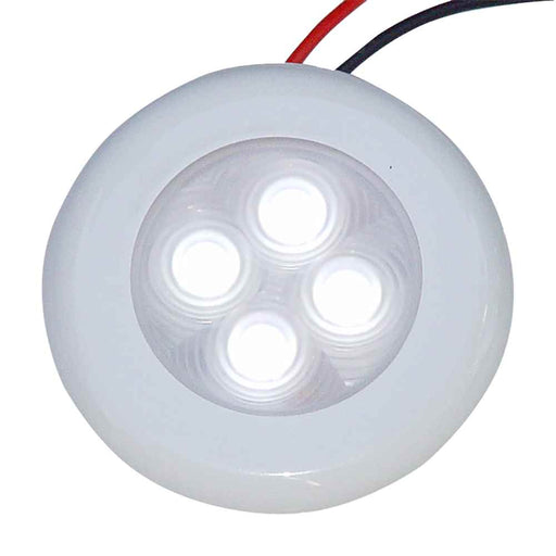 Buy Aqua Signal 16408-7 Bogota 4 LED Round Light - White LED w/White