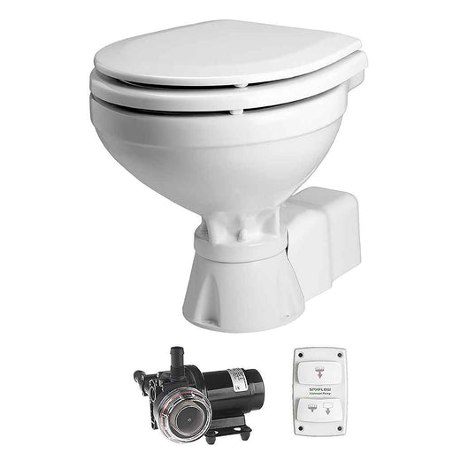 Buy Johnson Pump 80-47231-01 AquaT Toilet Silent Electric Compact - 12V