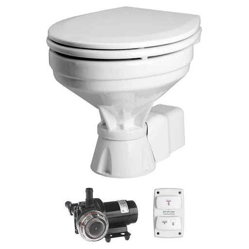 Buy Johnson Pump 80-47232-01 Aqua T Toilet Silent Electric Comfort - 12V