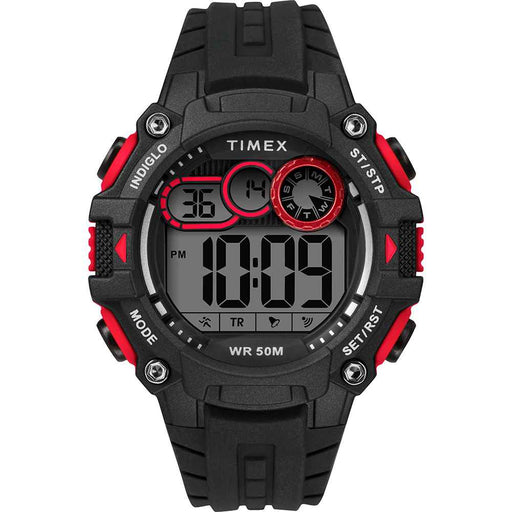 Buy Timex TW5M27000JV Men's Big Digit DGTL 48mm Watch - Red/Black -
