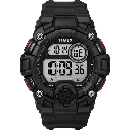 Buy Timex TW5M27600JV Men's A-Game DGTL 50mm Watch - Black/Red - Outdoor