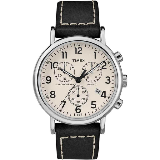 Buy Timex TW2R42800JV Men's Weekender Chronograph 40mm Watch - White