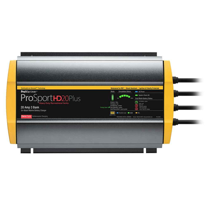 Buy ProMariner 44021 ProSportHD 20 Plus Gen 4 - 20 Amp - 3 Bank Battery