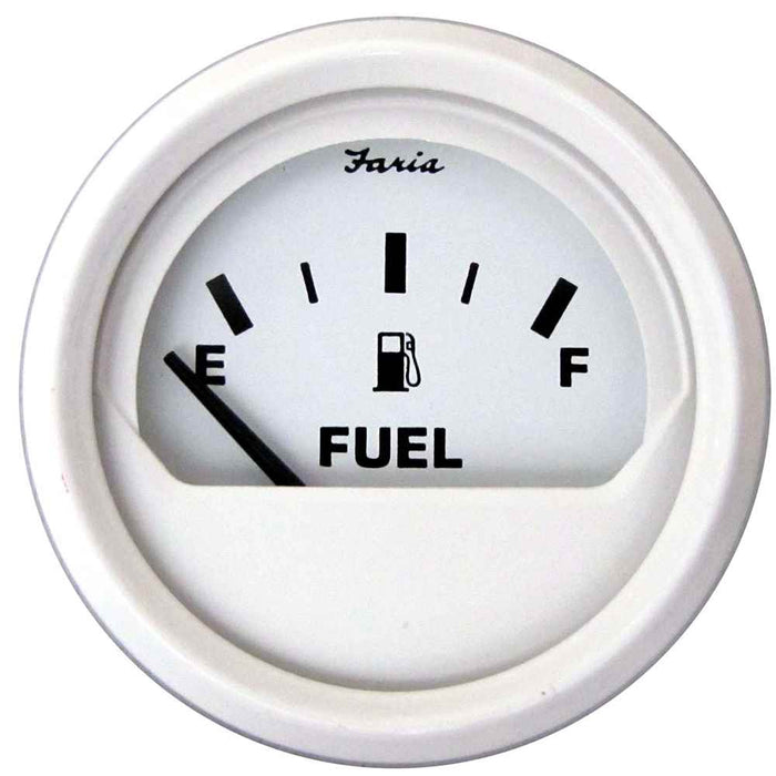 Buy Faria Beede Instruments 13117 Dress White 2" Fuel Level Gauge (Metric)